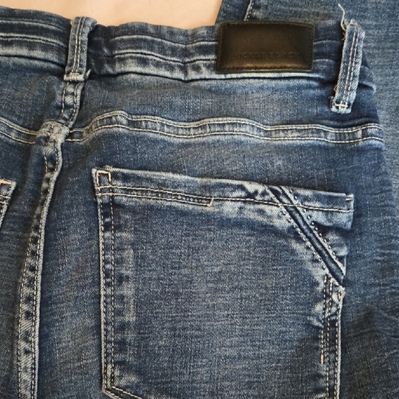 Buckle Black Dark Blue Skinny Ankle Jeans (Fit No. 75) - Picture 5 of 6